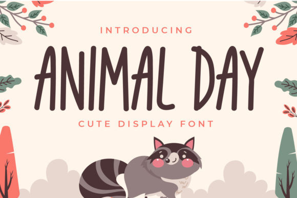 Animal Day: A Versatile Display Font for Editorial Design and Digital Publishing