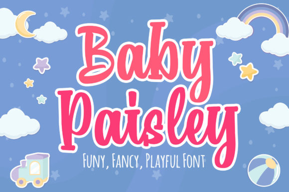 Baby Paisley: A Playful Display Font for Modern Web Design