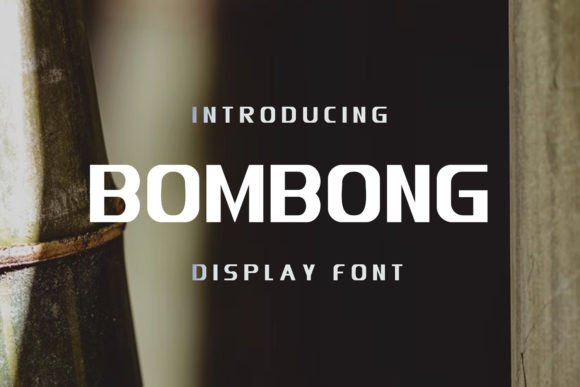 Bombong: A Bold Display Font for High-Impact Design Projects