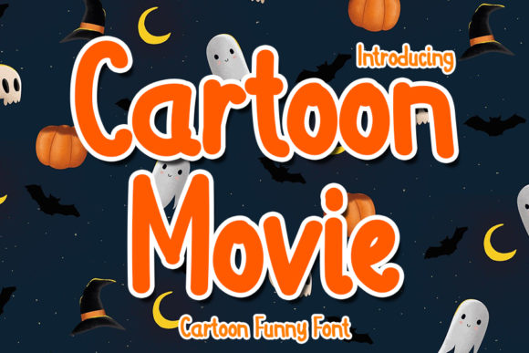 Cartoon Movie: A Playful Display Font for Creative Branding Projects