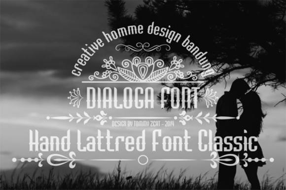 Dialoga: A Vintage-Inspired Display Font for Bold Marketing Visuals