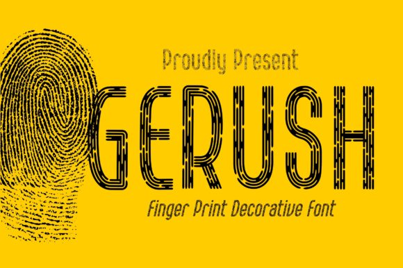 Gerush: A Unique Display Font That Elevates Your Business Branding