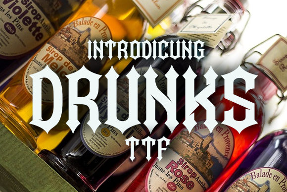 How Drunks Font Became the Star of a Café Branding Project