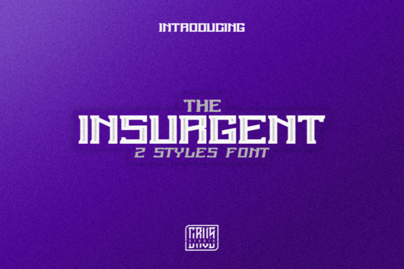 Insurgent: A Bold Display Font That Elevates Small Business Branding