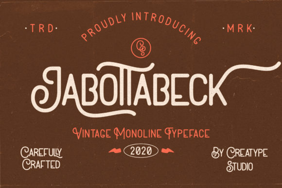 Jabottabeck: The Vintage Display Font That Elevates Campaign Visuals