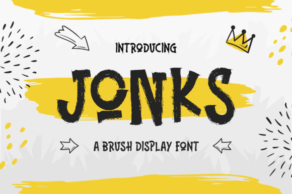 Jonks: The Display Font That Commands Attention in Digital Marketing