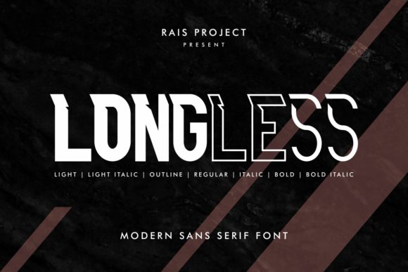 Longless: A Futuristic Display Font That Elevates Modern Web Design