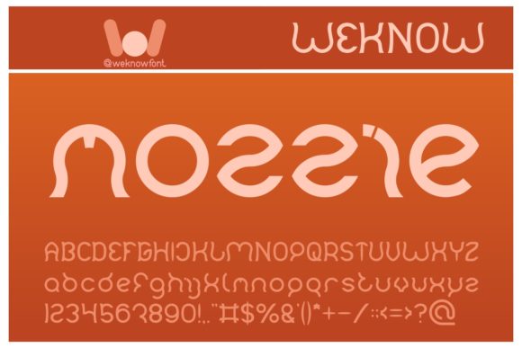 Mozzie: A Stylish Display Font for Modern Web Design