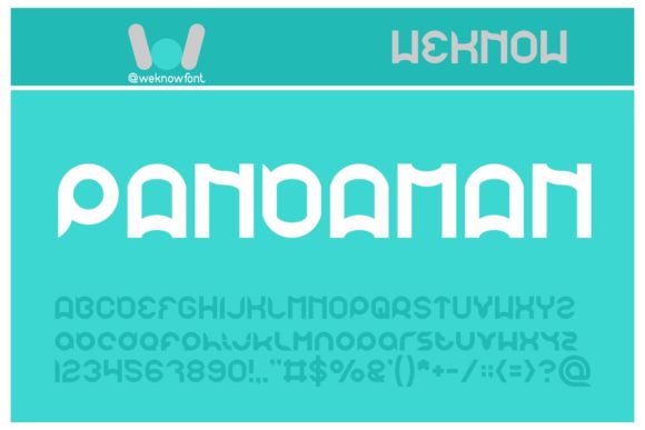 Pandaman: A Bouncy Display Font for Scroll-Stopping Digital Design