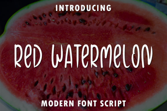 Red Watermelon: The Display Font That Turns Campaigns Into Visual Statements