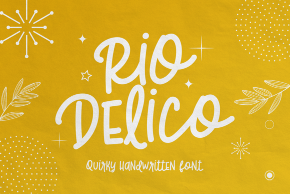 Rio Delico: A Display Font That Brings Cheer to Campaign Visuals