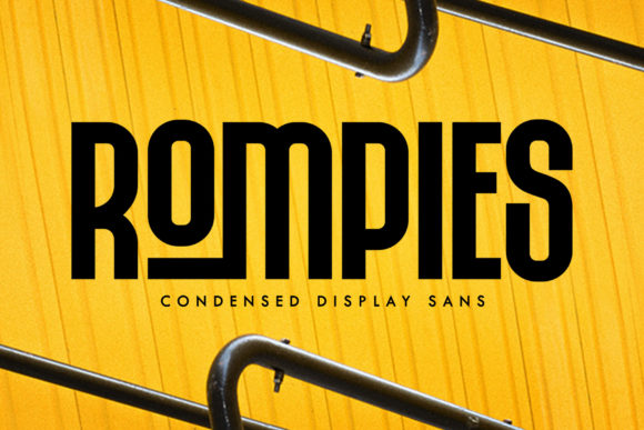 Rompies: A Bold Display Font for Dynamic Web Design