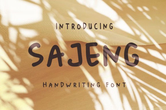 Sajeng: A Charming Display Font for Modern Campaign Design