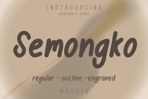 Semongko: How a Playful Display Font Can Elevate Your Brand