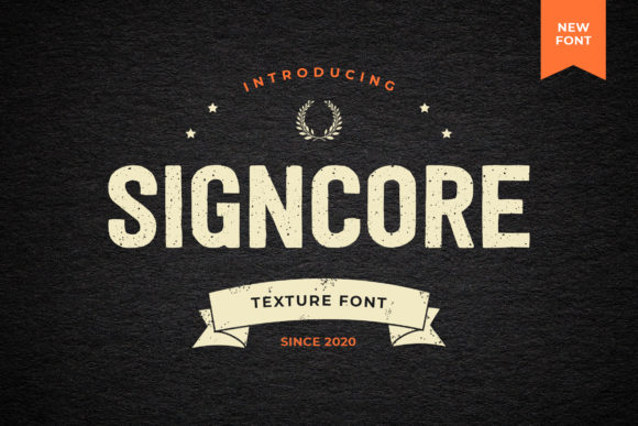 Signcore: A Bold Display Font for Dynamic Web Design Projects
