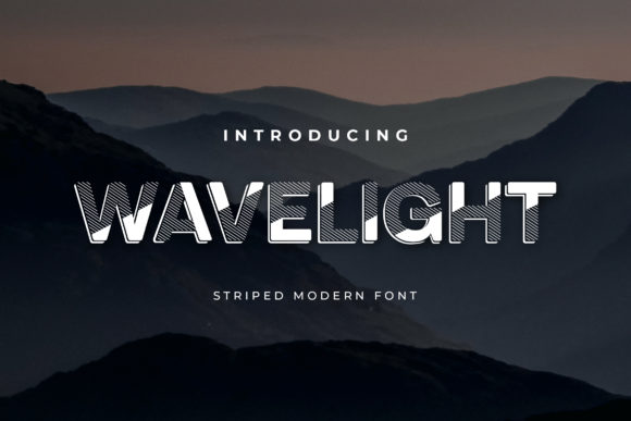 Wavelight: A Modern Display Font for Web Designers Who Value Style and Clarity