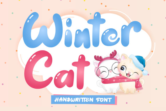 Winter Cat: A Joyful Display Font for Campaign Graphics That Pop